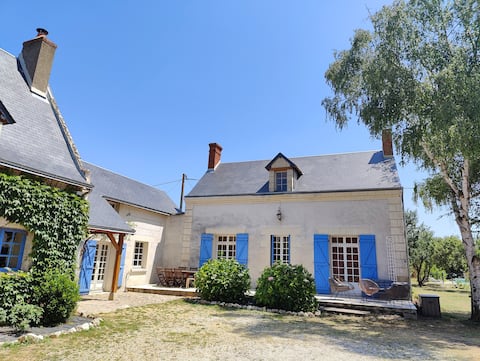 Beautiful house by the Loire - swimming pool