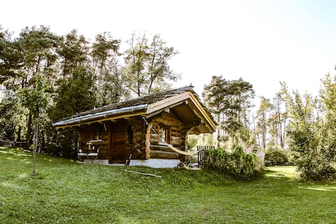 WoodMood log cabin with spa & wellness
