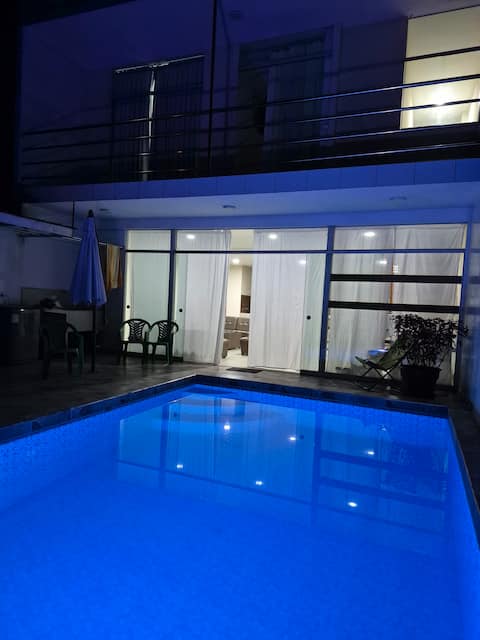 House with Pool, Wi-Fi, Air Conditioning