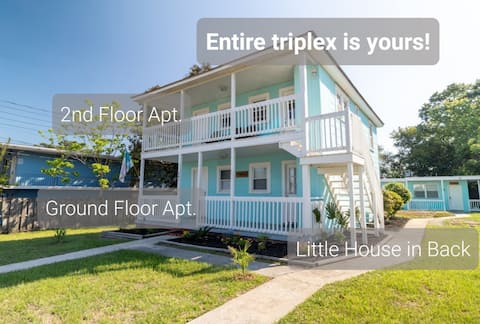 Big Blue Triplex for Big Groups: Beach Vacation!
