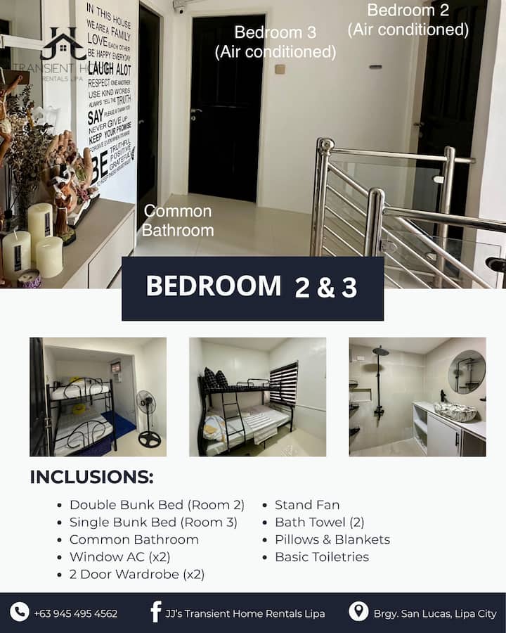 Pour les grands groupes, la chambre 3 peut accueillir 3 personnes (lit superposé simple + matelas de sol)

** Notez qu'il s'agit d'une vieille photo du couloir de la chambre. La vidéosurveillance a été supprimée pour assurer la confidentialité de nos voyageurs. **