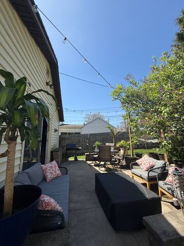 Modern oasis with luxe backyard