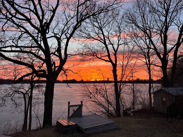 Sunset Point on Lake Orono
