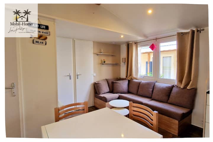 Superbe Mobil-home Au Camping Les Sables Du Midi. - Languedoc-Roussillon