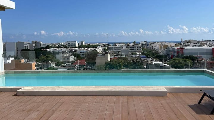 Studio Penthouse| Walking Distance Beach | Gym - Playa del Carmen