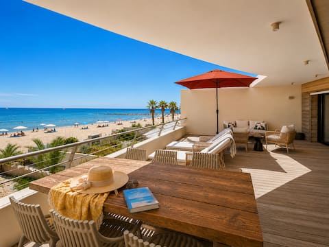 Carnon Beach First • Panoramic View of the Mediterranean