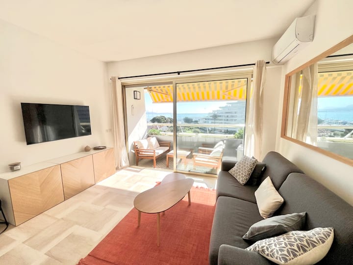 Marina • Vue Mer&jardin • Parking - Villeneuve-Loubet