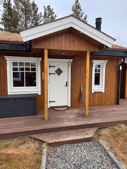 Cabin in scenic surroundings