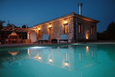 Villa Nevas Stone House Private Seaview with Pool