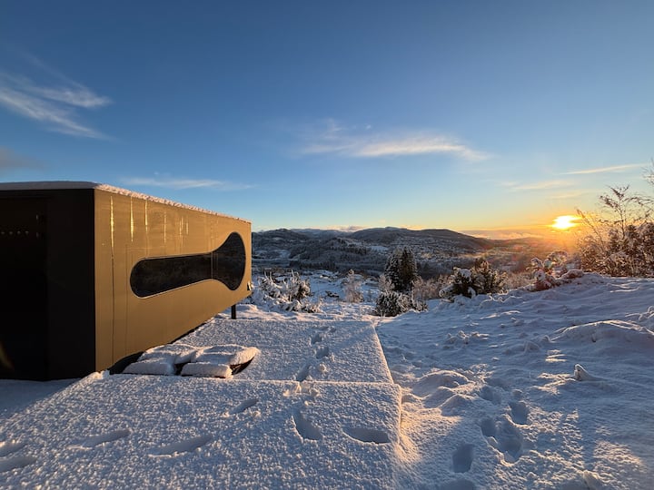 Hotel bed comfort in the middle of nature - Birdbox Bergen - Tiny