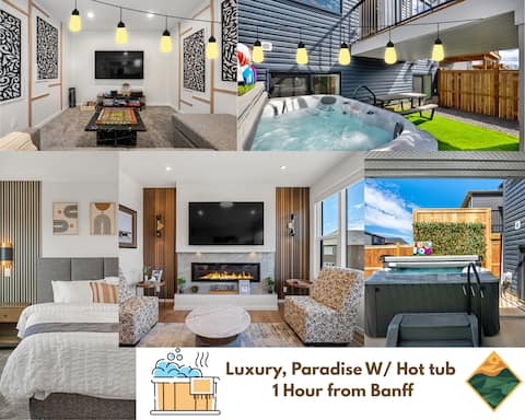 Top performing Airbnb: Calgary AC 6BR House | HotTub | Bar-BQ | Sleeps 14 in Livingston