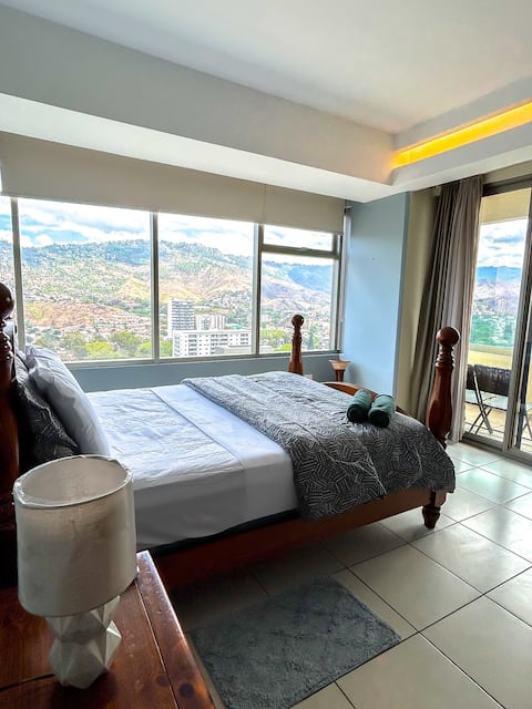 Spectacular view and across from the American Embassy