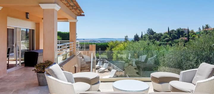 Villa 4 Chambres Vue Mer + Pool - Mandelieu-la-Napoule
