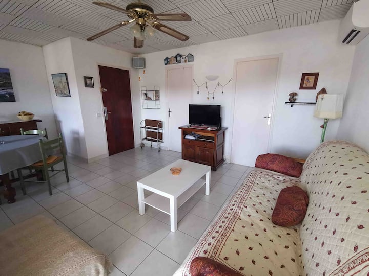 Grand Studio Clim • Plage à 50 M • Parking - Cavalaire-sur-Mer