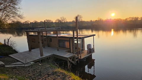 Boat accommodation, magical view