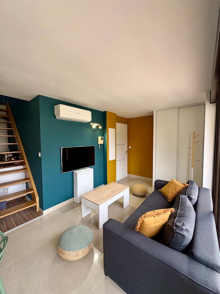 Appartement Palm Beach à 10 Mètres De La Plage - Saint-Cyr-sur-Mer