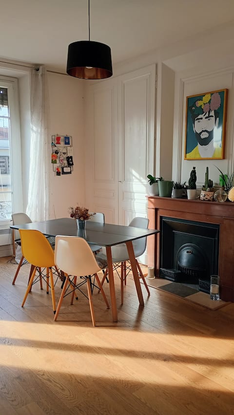 Successful Airbnb property: Beautiful apartment downtown in Lyon 7e Arrondissement