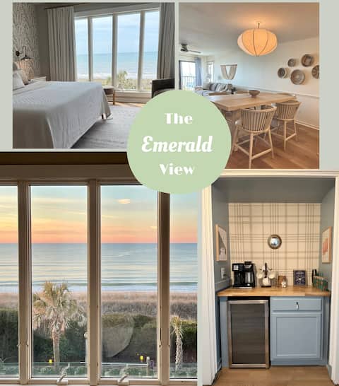 Top Airbnb: The Emerald View- Oceanfront- Top floor- 3 pools in Pine Knoll Shores