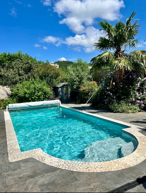 Villa with Private Pool • 5 Bedrooms • Lyon • Sleeps 12