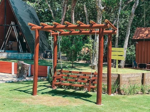 Top performing Airbnb: Island Cabin · Sunset on the Channel in Joinville