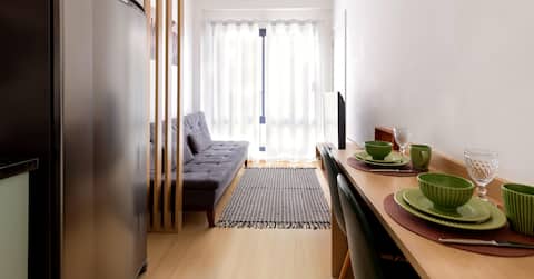 Popular Airbnb listing: Studio Cetrus, CASV, SPExpo, Ibira – 24-hour concierge in São Paulo