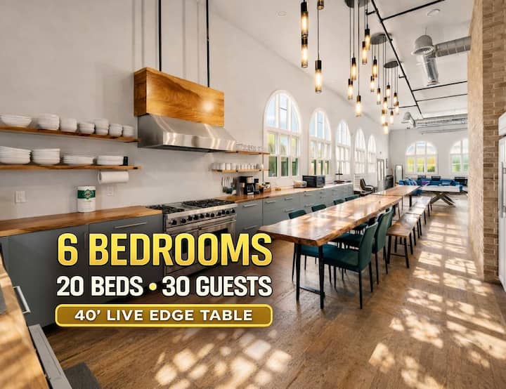 Historic Church + Event Deck (6br, Sleeps 30) - San Diego, CA
