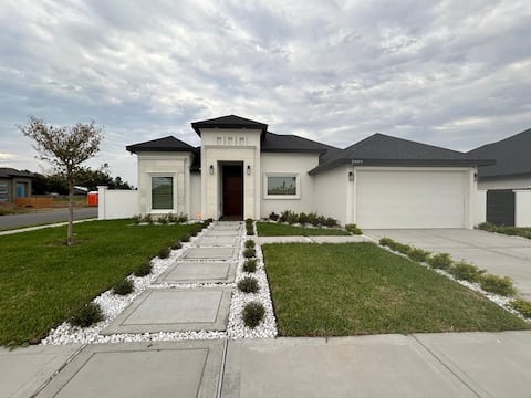 McAllen. Beautiful new house, try it out.