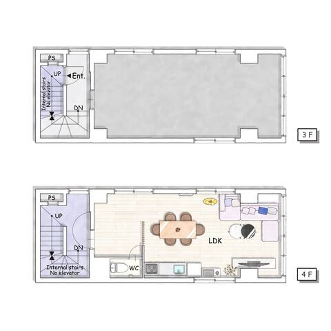 どこへにも電車直通｜ベット7台 新橋徒歩7分 11名まで gallery image 4