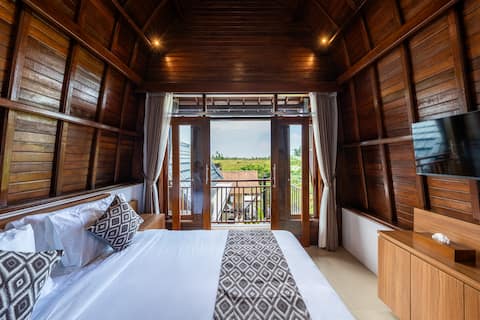 Yasana Jineng 1: Cozy 3 BR, Top Floor Rice Paddy