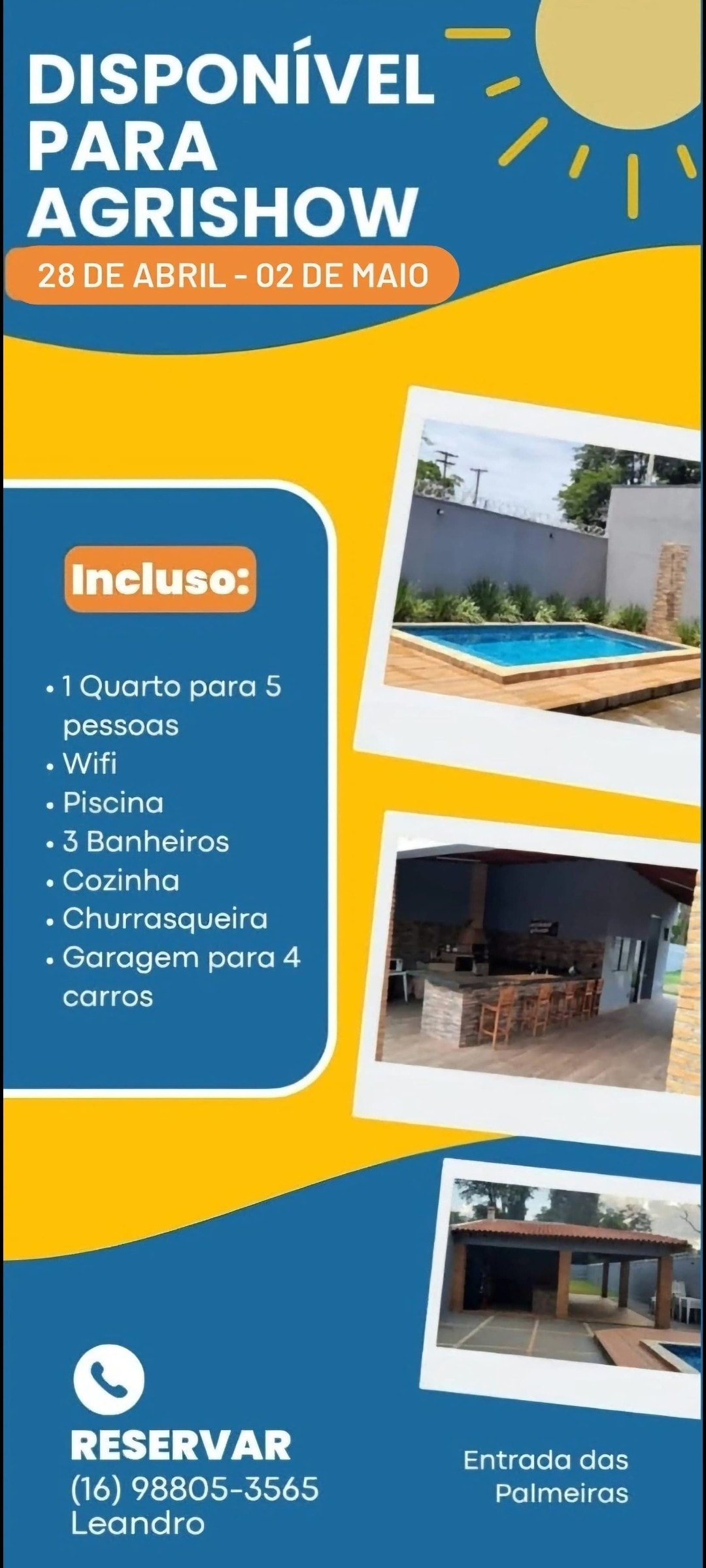 An inviting outdoor area features a swimming pool surrounded by well-maintained landscaping. A barbecue grill is positioned nearby, offering space for outdoor cooking. The layout provides ample parking for four vehicles, ensuring convenience for guests.