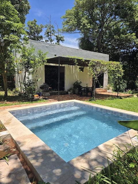 Villa Bambu.
Modern house full of nature