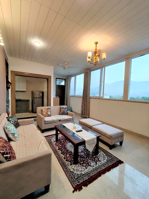 180 Degree Mountain view 2bhk Terrace apartment