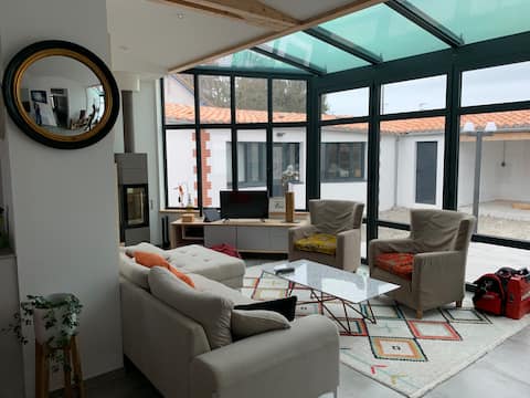 Successful Airbnb property: Charming 1850 villa renovated in La Bernerie En Retz