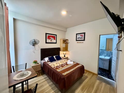 Room 102 w/private bathroom/43" Smart TV/Wifi/Netflix