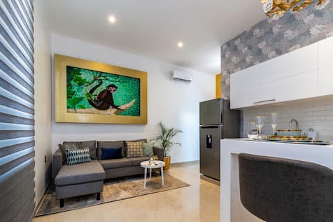 Successful Airbnb property: Spider Monkey Apartment in Chetumal