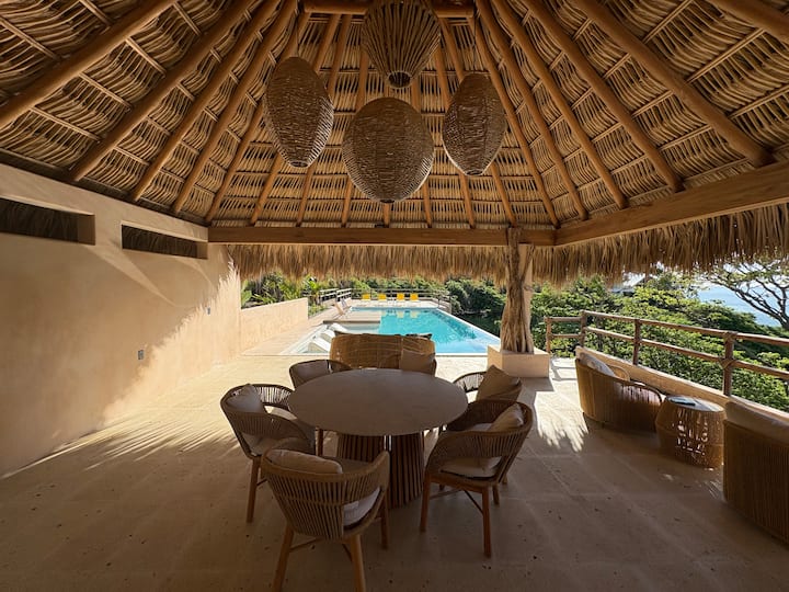 Casa Caoba-cliffside Home Overlooking The Pacific - Mazunte