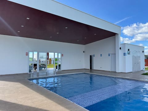 Villas Mediterraneo @Ahuachapan+Pool+AC