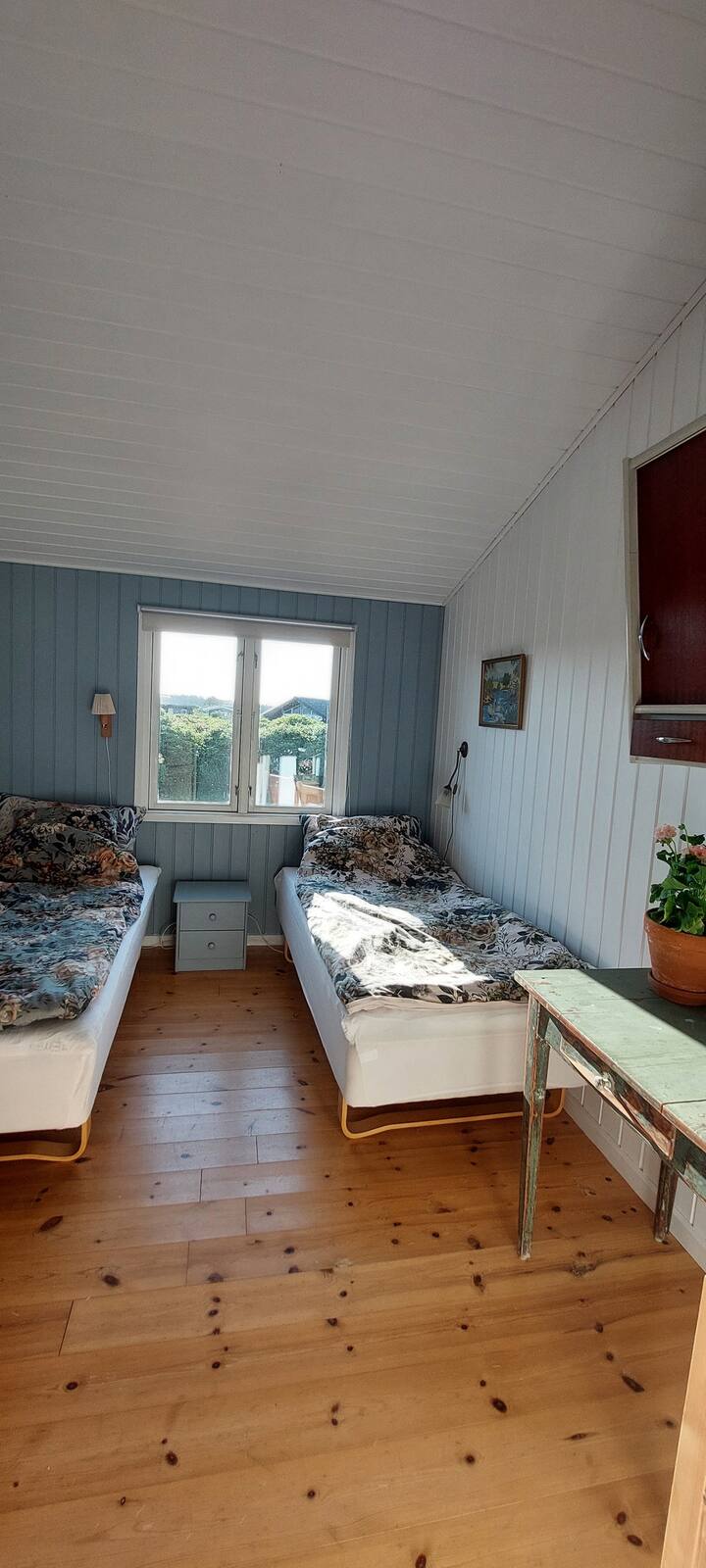 בחדר השינה מספר 3 יש 2 מיטות יחיד. 