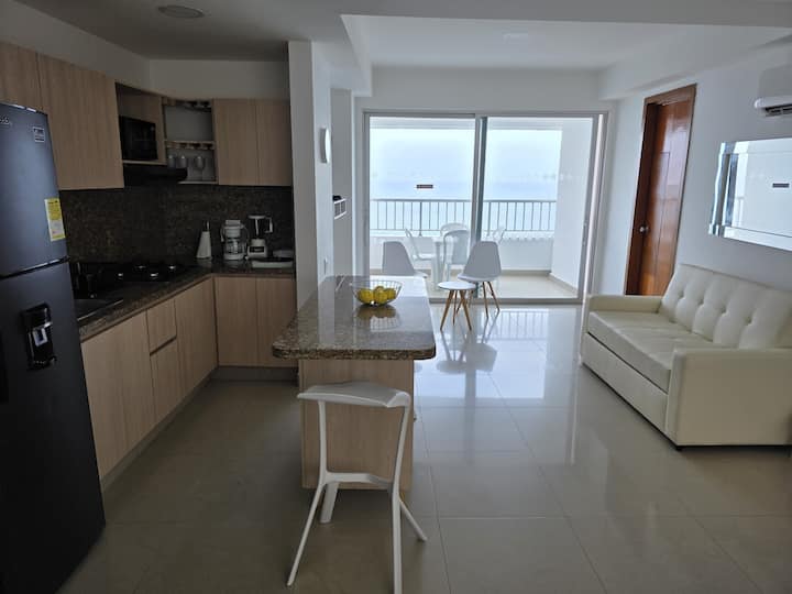 Apartamento Frente Al Mar Gym, Piscina Climatizada - Cartagena