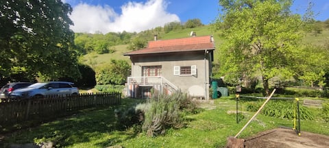 Ground floor apartment large plot