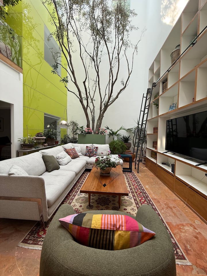 Unique Designer Oasis In Condesa. Best Roof Garden - Mexico City