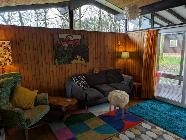 Caban Draenog: Cosy Retro Cabin - Cardigan