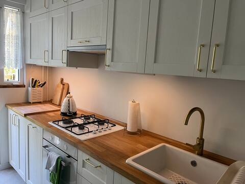 Popular Airbnb listing: 2-bedroom apartment with garden in Zaspa Rozstaje