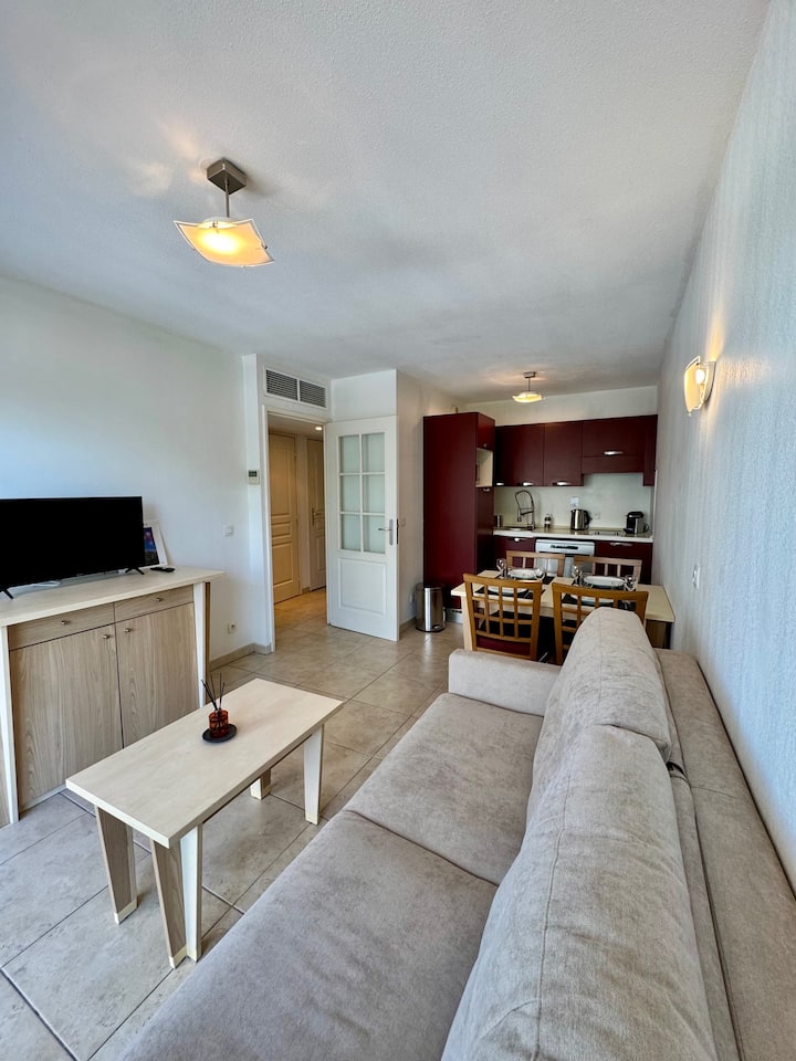 Cosy 2p Bord De Mer | Parking-clim-piscine - Villeneuve-Loubet