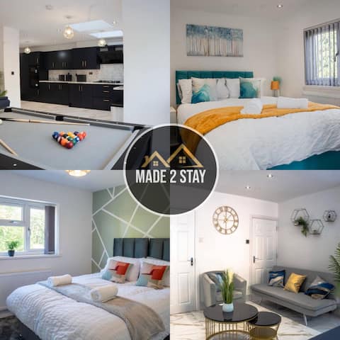 Luxury Solihull 6 bed 3 bath. 16 gsts. JLR HS2 BHX