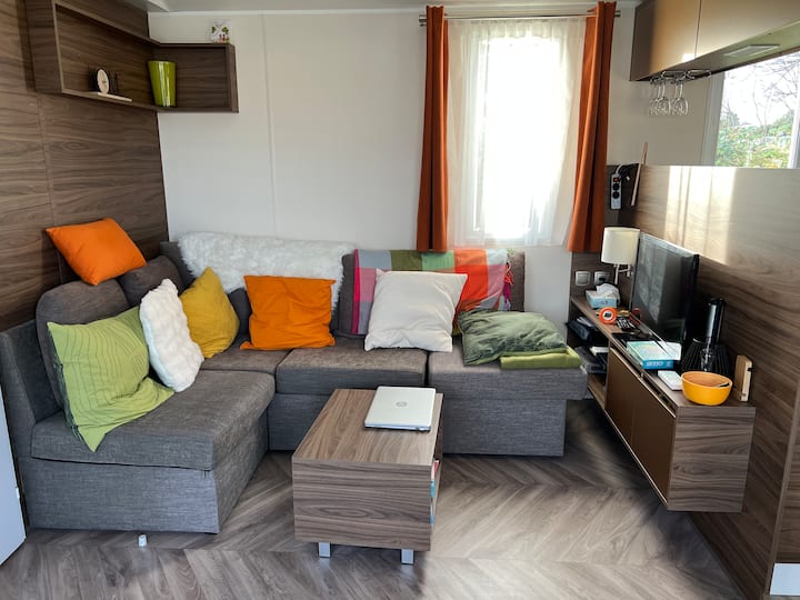Mobil Home Camping Les Fontaines De Nava - Landes