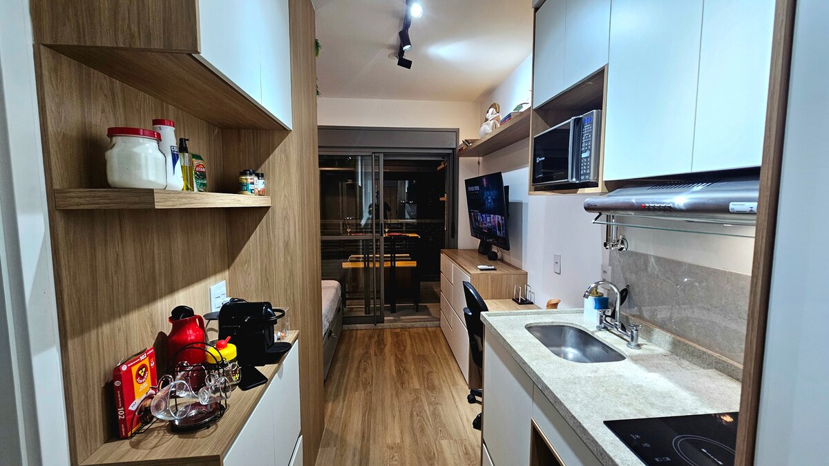 Airbnb em destaque: Comfortable Apartment - Green and Open View em Butantã