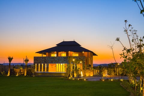 3BHK Kanota Dam Retreat – Pvt Pool & Hill Views