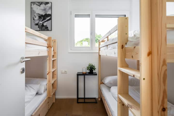 سرير بطابقين: 90 × 200 سم