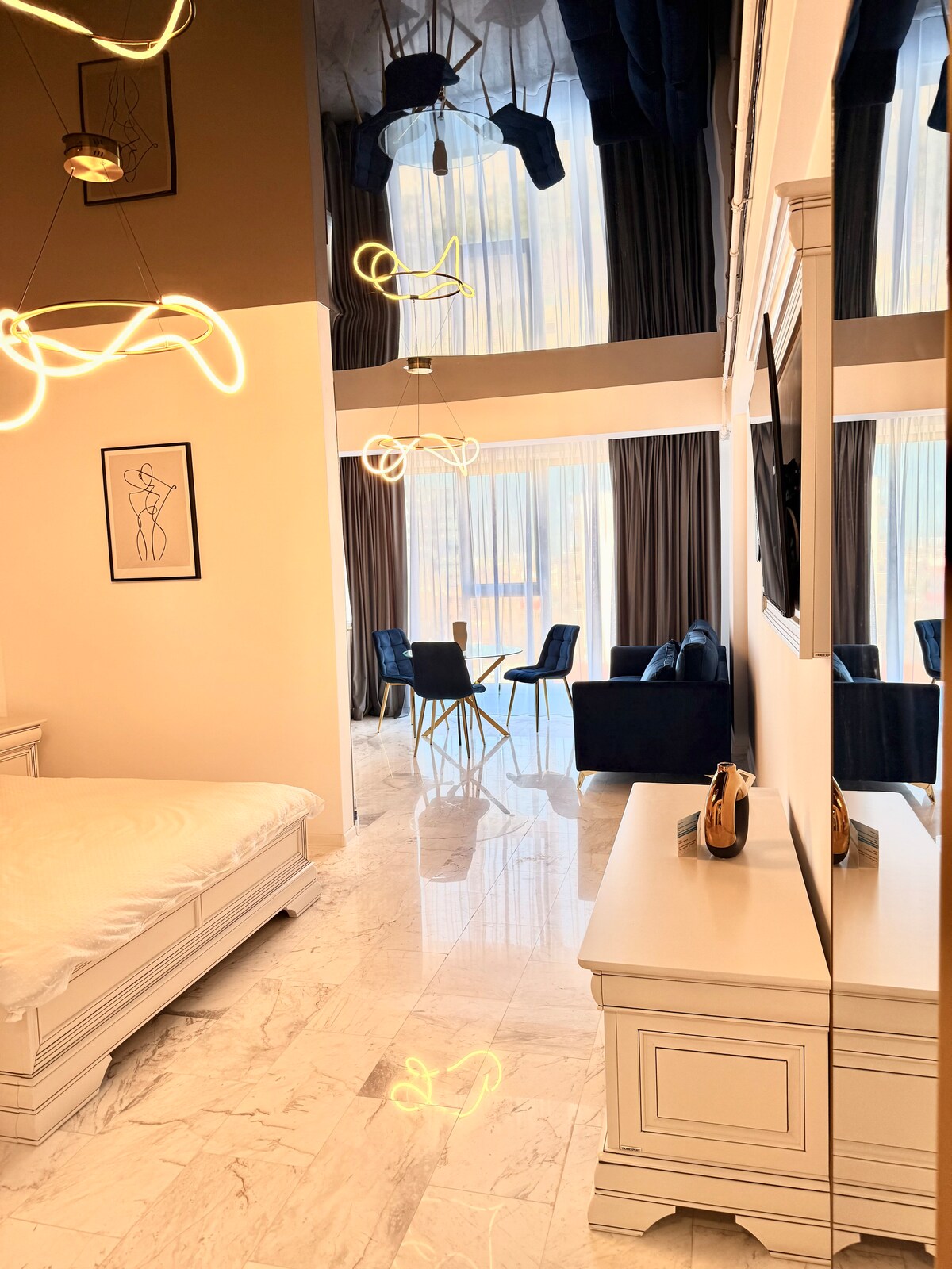 Aqua Vista OBA - Luxury Studio Sea View — Studio — sea-view vacation rental at Mamaia-Sat, Romania, Constanța, Romania — property photo 6 | Aqua Vista Rentals